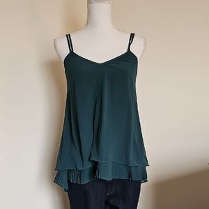 WHBM Elegant Green Women's Top